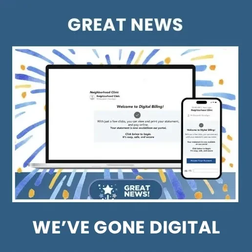 Great News! We've Gone Digital